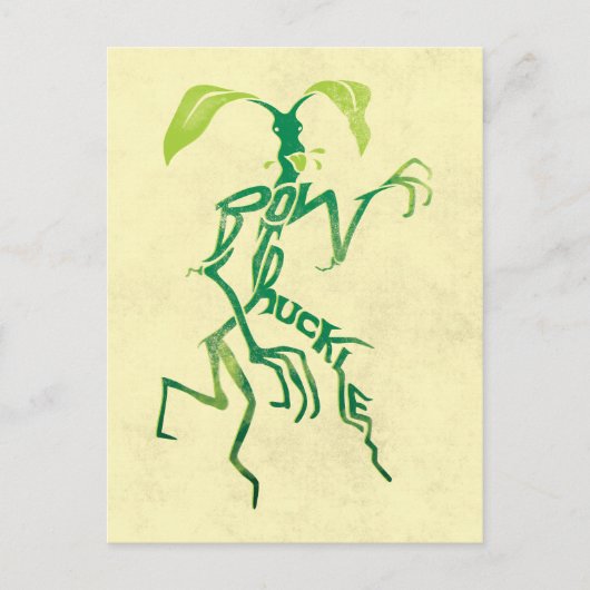 BOWTRUCKLE™ PICKETT™ Typografie Briefkaart (Voorkant)