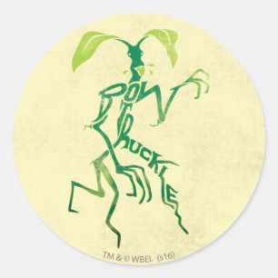 BOWTRUCKLE™ PICKETT™ Typografie Grafisch Ronde Sticker