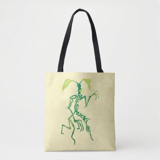BOWTRUCKLE™ PICKETT™ Typografie Grafisch Tote Bag (Voorkant)