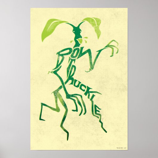 BOWTRUCKLE™ PICKETT™ Typografie Poster (Voorkant)