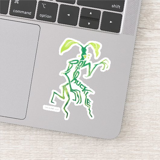 BOWTRUCKLE™ PICKETT™ Typografie Sticker (Detail)
