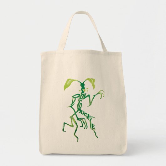 BOWTRUCKLE™ PICKETT™ Typografie Tote Bag (Voorkant)
