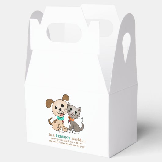 BowWow en MeeYow (Pet Adoption-Humane Treatment) Bedankdoosjes (Geopend)