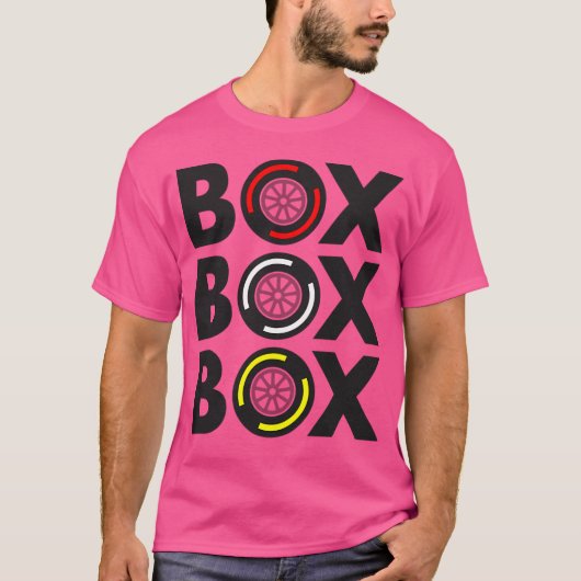 Box Box Box F1 Bandencompound T-shirt (Voorkant)