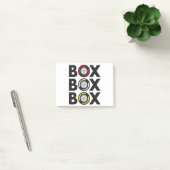 "Box Box Box" F1 Bandenontwerp Post-it® Notes (Kantoor)