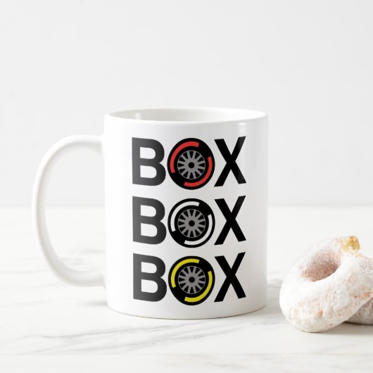 Box Box Box F1 Koffiemok (Met donut)