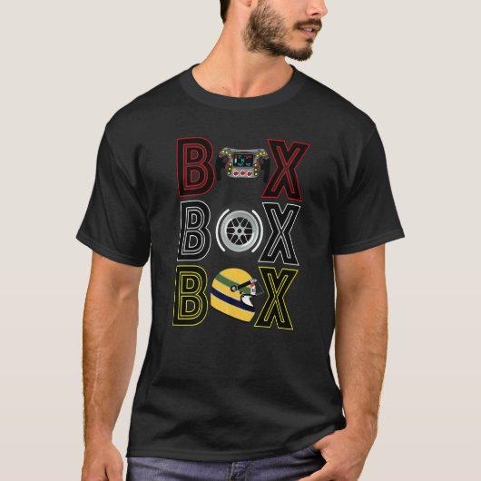 Box Box Box Formula Racing Circuits Sport Premium T-shirt (Voorkant)
