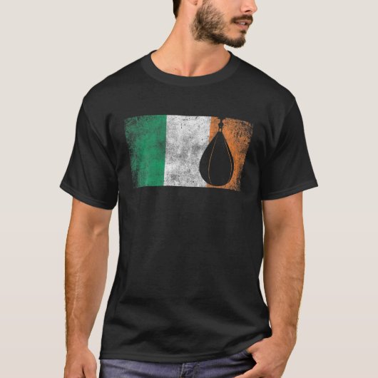 Box Boxer Boxing Gift St. Patrick's Day Irish Flag T-shirt (Voorkant)