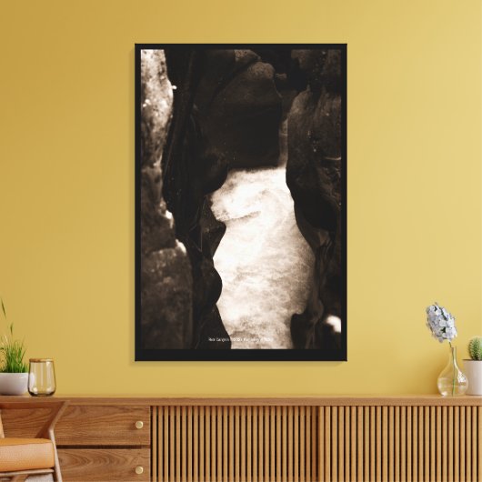 Box Canyon Canvas Afdruk (Insitu (Woonkamer))