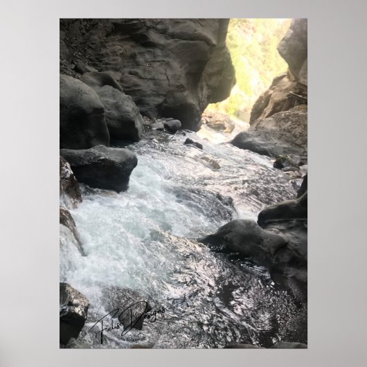 Box Canyon Cave, Ouray Colorado Poster (Voorkant)