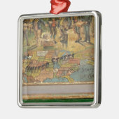 Box Dissected map, Verenigde Staten Metalen Ornament (Links)