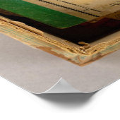 Box Dissected map, Verenigde Staten Poster (Hoek)