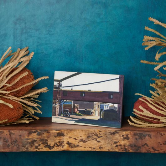 Box Factory, Gloucester | Edward Hopper | Fotoplaat (Zijkant)