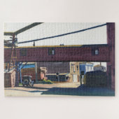 Box Factory, Gloucester | Edward Hopper | Legpuzzel (Horizontaal)