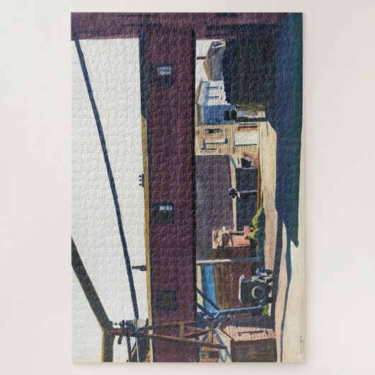 Box Factory, Gloucester | Edward Hopper | Legpuzzel (Verticaal)