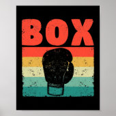 Box Glove Funny Boxing Glove Boxer Fighting Poster (Voorkant)