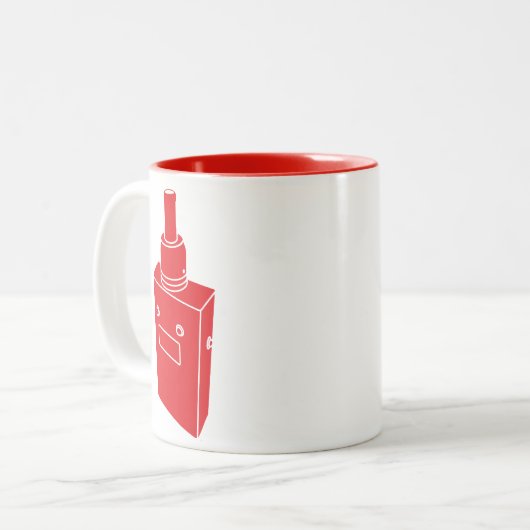 Box Mod Surprise Tweekleurige Koffiemok (Voorkant links)