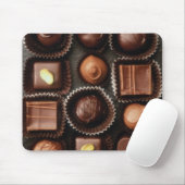 "Box of Chocolates" Mousepad voor je computer! Muismat (Met muis)