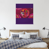 Box of Sixteen Roses Canvas Afdruk (Insitu (Slaapkamer))