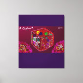 Box of Sixteen Roses Canvas Afdruk (Voorkant)