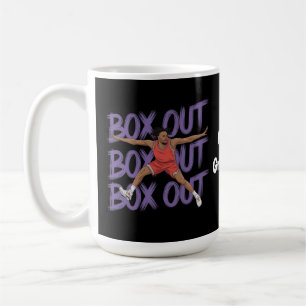 Box Out Box Out Box Out: Creatieve en grappige tak Koffiemok