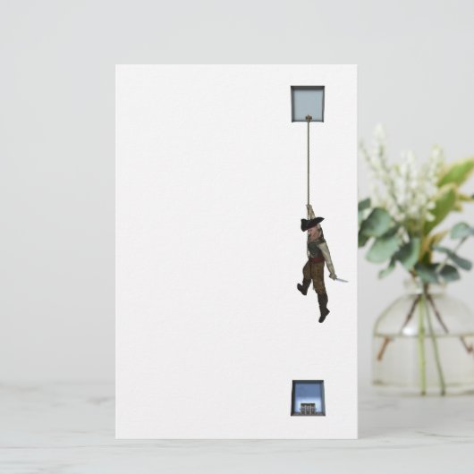 Box Pirate Briefpapier (Staand voorkant)