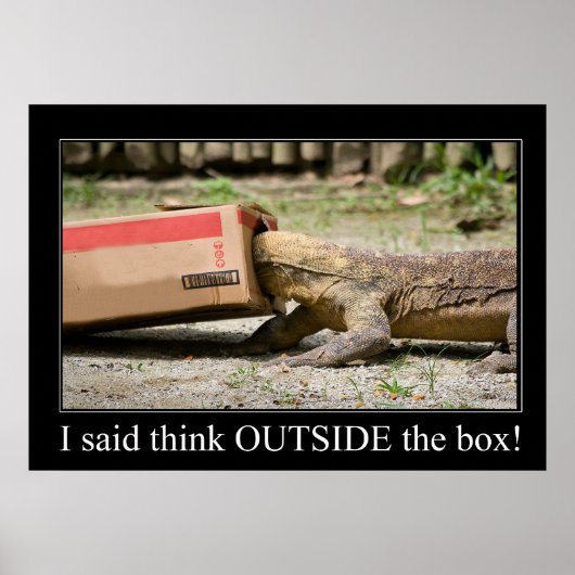 Box Thinking Poster (Voorkant)