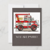 Box Truck Ambulance Kaart (Voorkant)