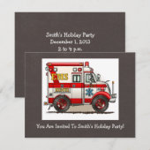 Box Truck Ambulance Kaart (Voorkant / Achterkant)