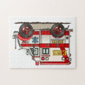 Box Truck Ambulance Legpuzzel (Horizontaal)