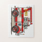 Box Truck Ambulance Legpuzzel (Verticaal)