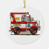 Box Truck Ambulance Ornament (Voorkant)