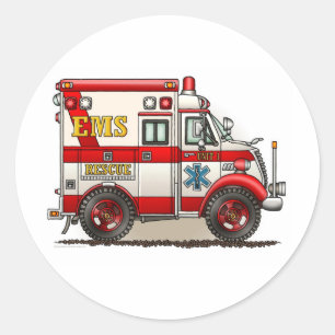 Box Truck Ambulance Sticker