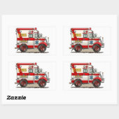 Box Truck Ambulance Sticker (Vel)