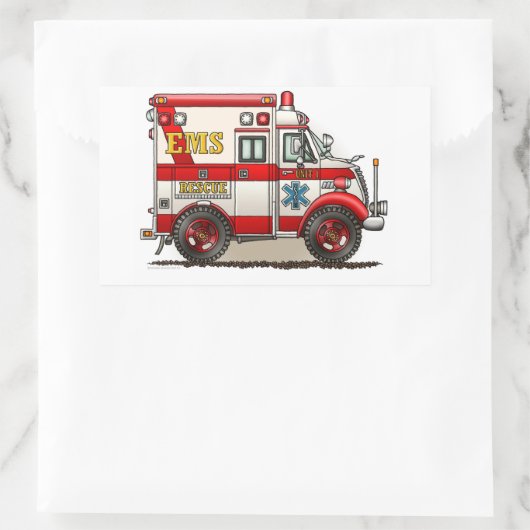 Box Truck Ambulance Sticker (Tas)