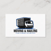 Box Truck Moving & Delivery & Junk Haul Service Visitekaartje (Voorkant)