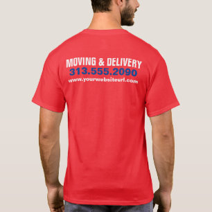 Box Truck Moving Hauling Delivery Service Company T-shirt
