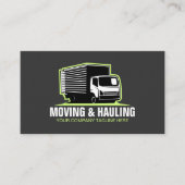 Box Truck Moving, Hauling & Delivery Service Visitekaartje (Voorkant)