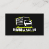 Box Truck Moving, Hauling & Delivery Service Visitekaartje (Voorkant)