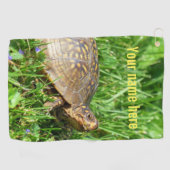Box Turtle Golfhanddoek (Horizontaal)