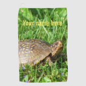 Box Turtle Golfhanddoek (Voorkant)