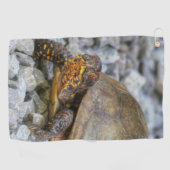 Box Turtle Golfhanddoek (Horizontaal)
