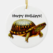  box Turtle Holiday Ornament (Voorkant)