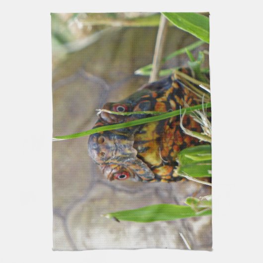 Box Turtle Theedoek (Verticaal)