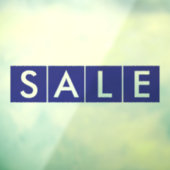 Box Verkoop Blauw Raamsticker (Vel 3)