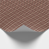 Box Weave Square (Aarde en Klei) Inpakpapier (Hoek)
