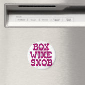 Box Wine Snob Magneet (Insitu (Vaatwasser))