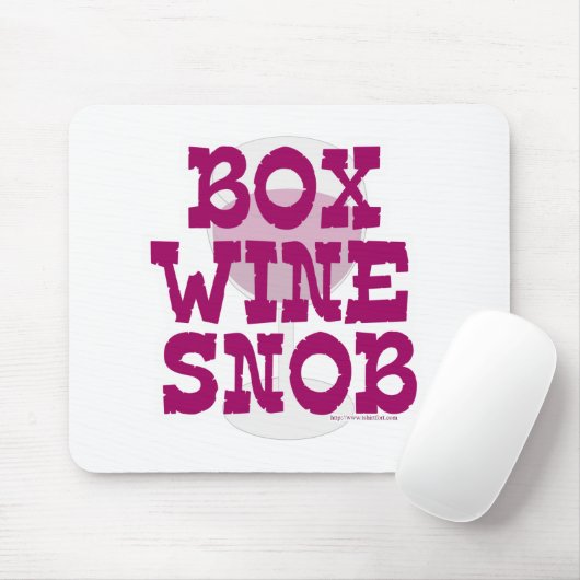 Box Wine Snob Muismat (Met muis)