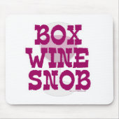 Box Wine Snob Muismat (Voorkant)