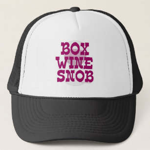 Box Wine Snob Trucker Pet